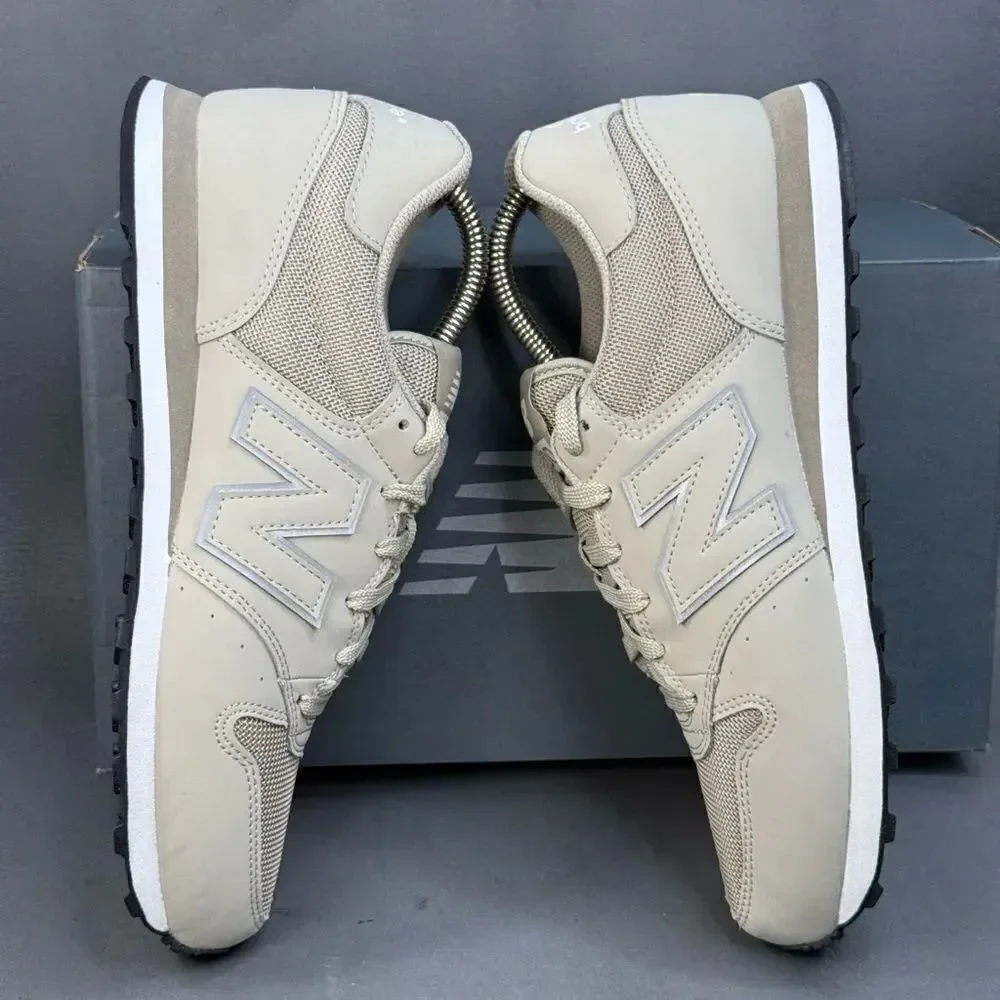 New Balance 500 sneakers beige athletic sneaker trainer shoes men’s size 8